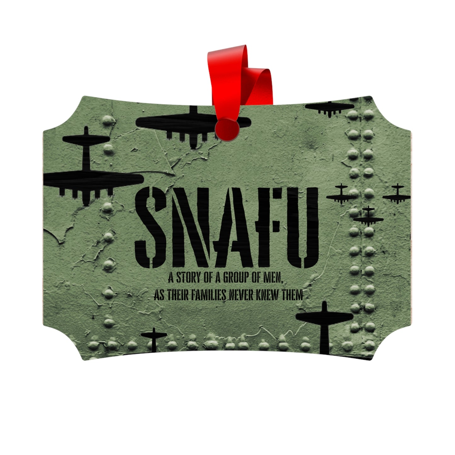 SNAFU Plywood Ornament