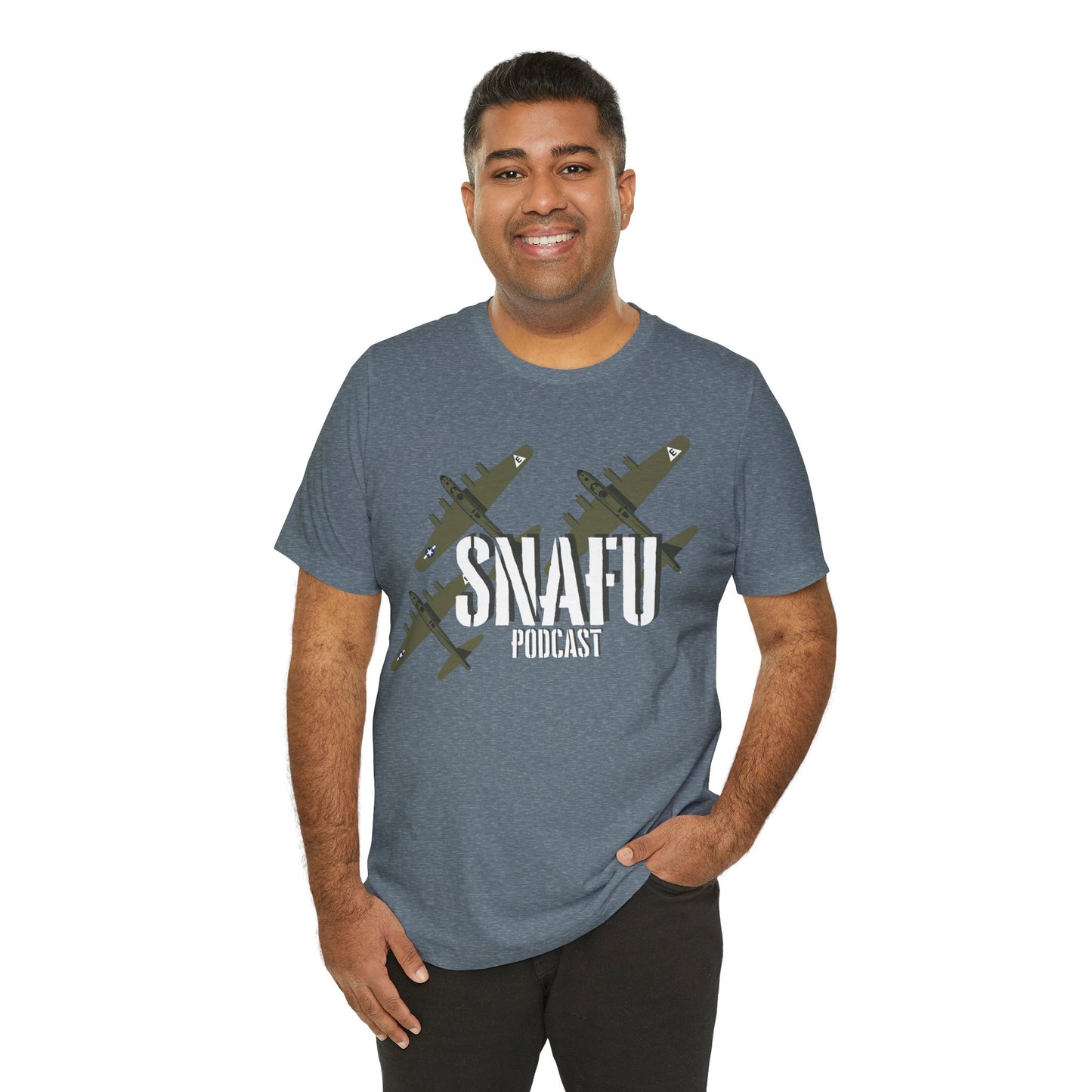 SNAFU Podcast High Squadron: Unisex Jersey Short Sleeve Tee