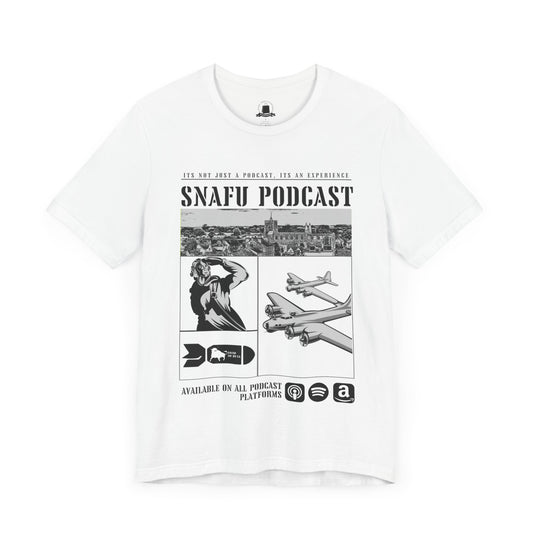 SNAFU Podcast: Unisex Jersey Short Sleeve Tee