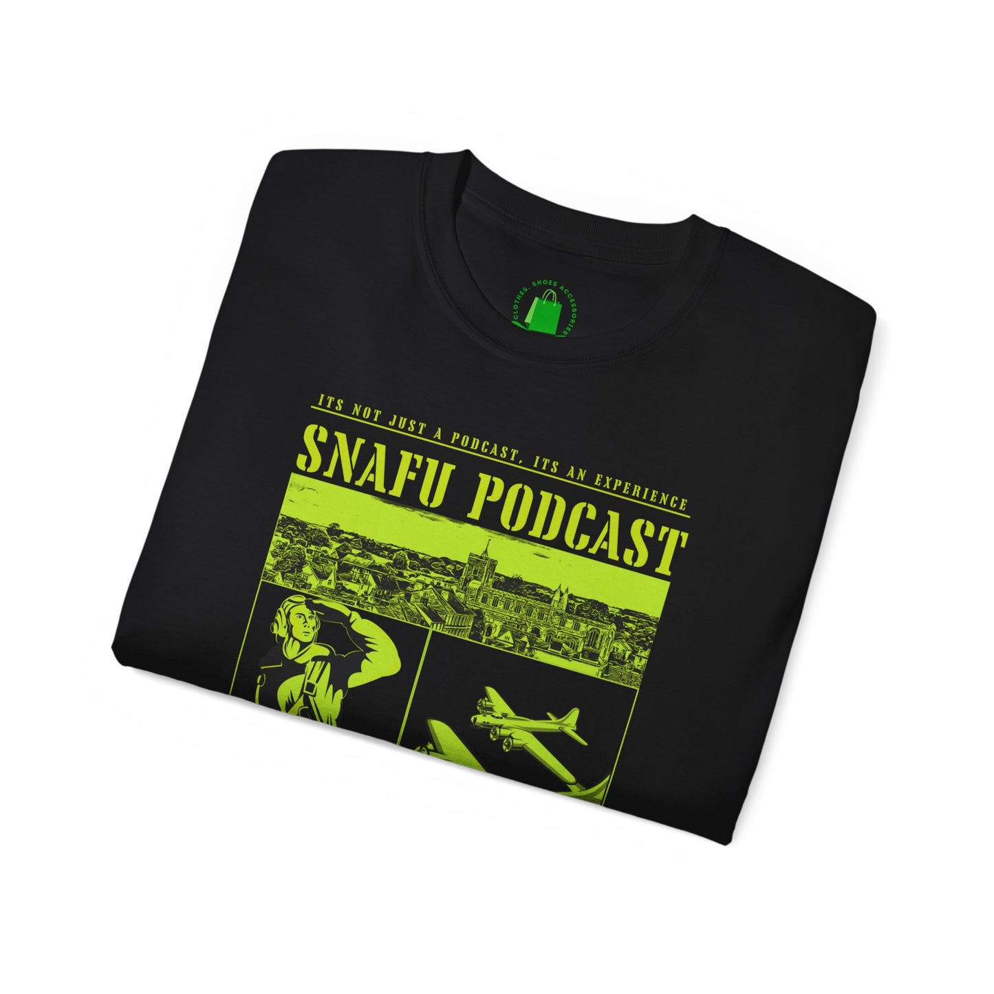 SNAFU Podcast Neon: Unisex Ultra Cotton Tee