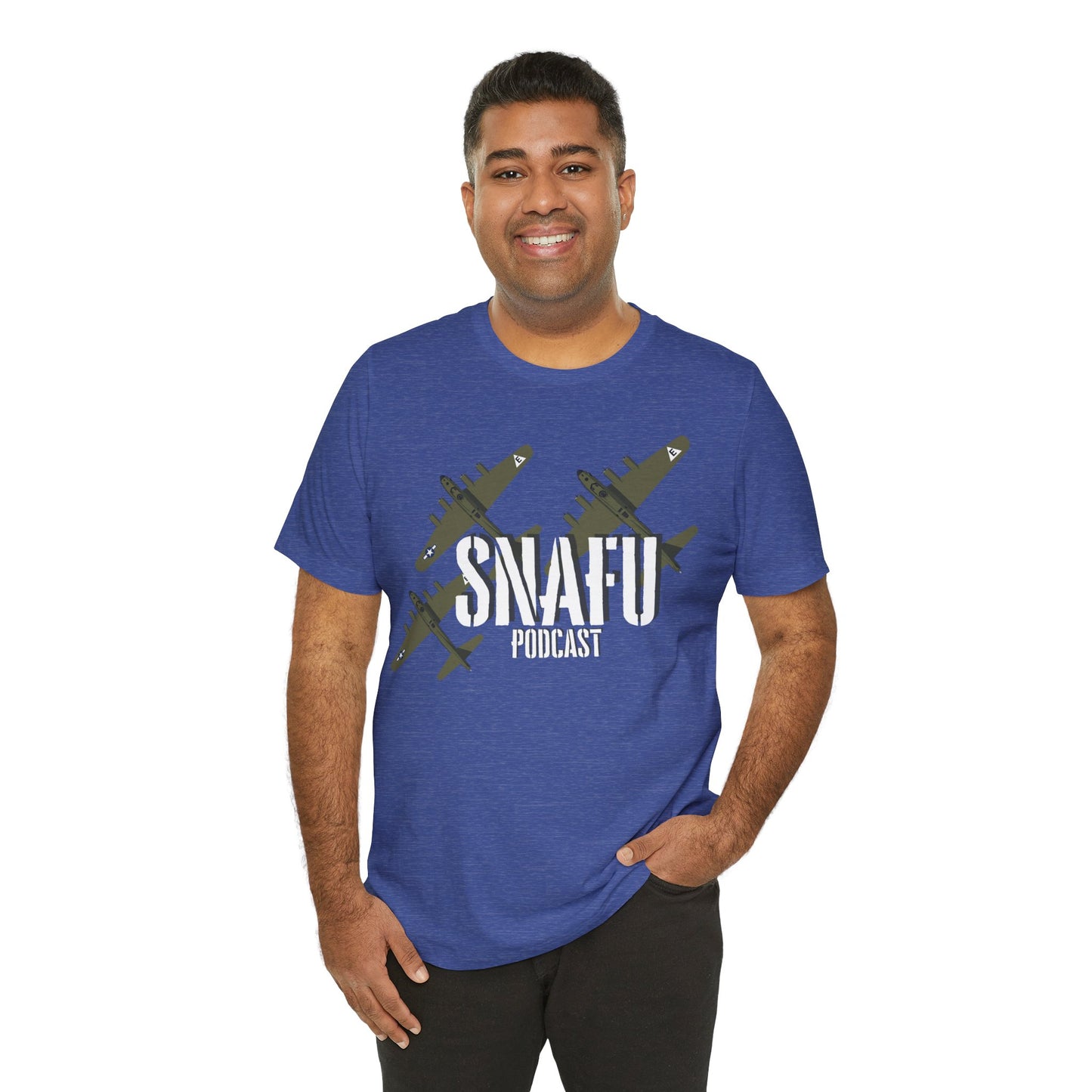 SNAFU Podcast High Squadron: Unisex Jersey Short Sleeve Tee