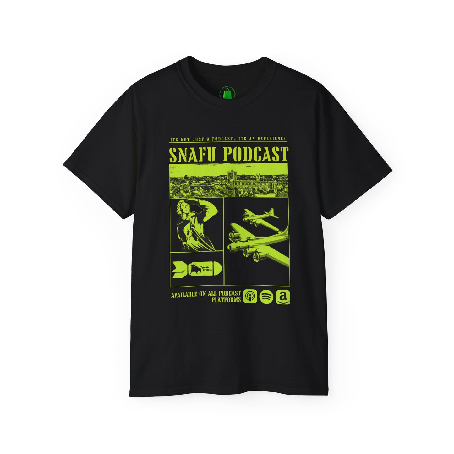 SNAFU Podcast Neon: Unisex Ultra Cotton Tee