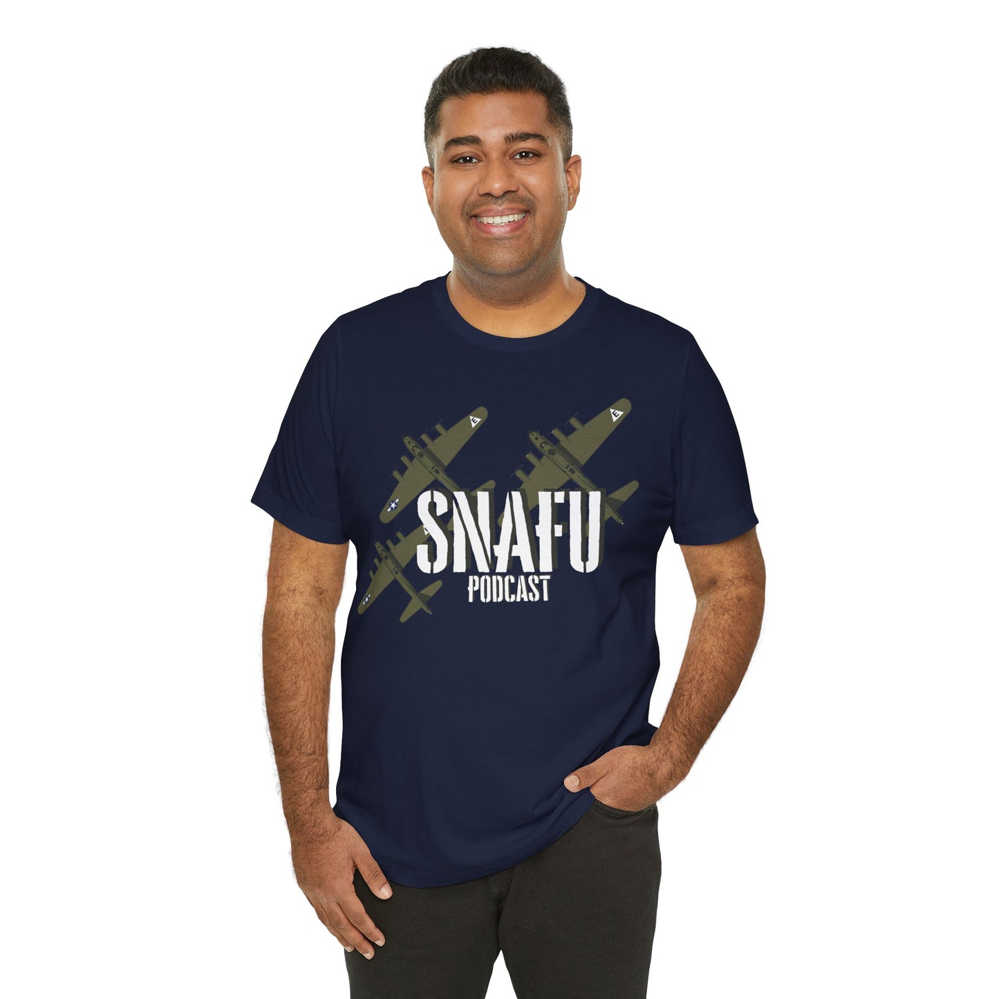 SNAFU Podcast High Squadron: Unisex Jersey Short Sleeve Tee