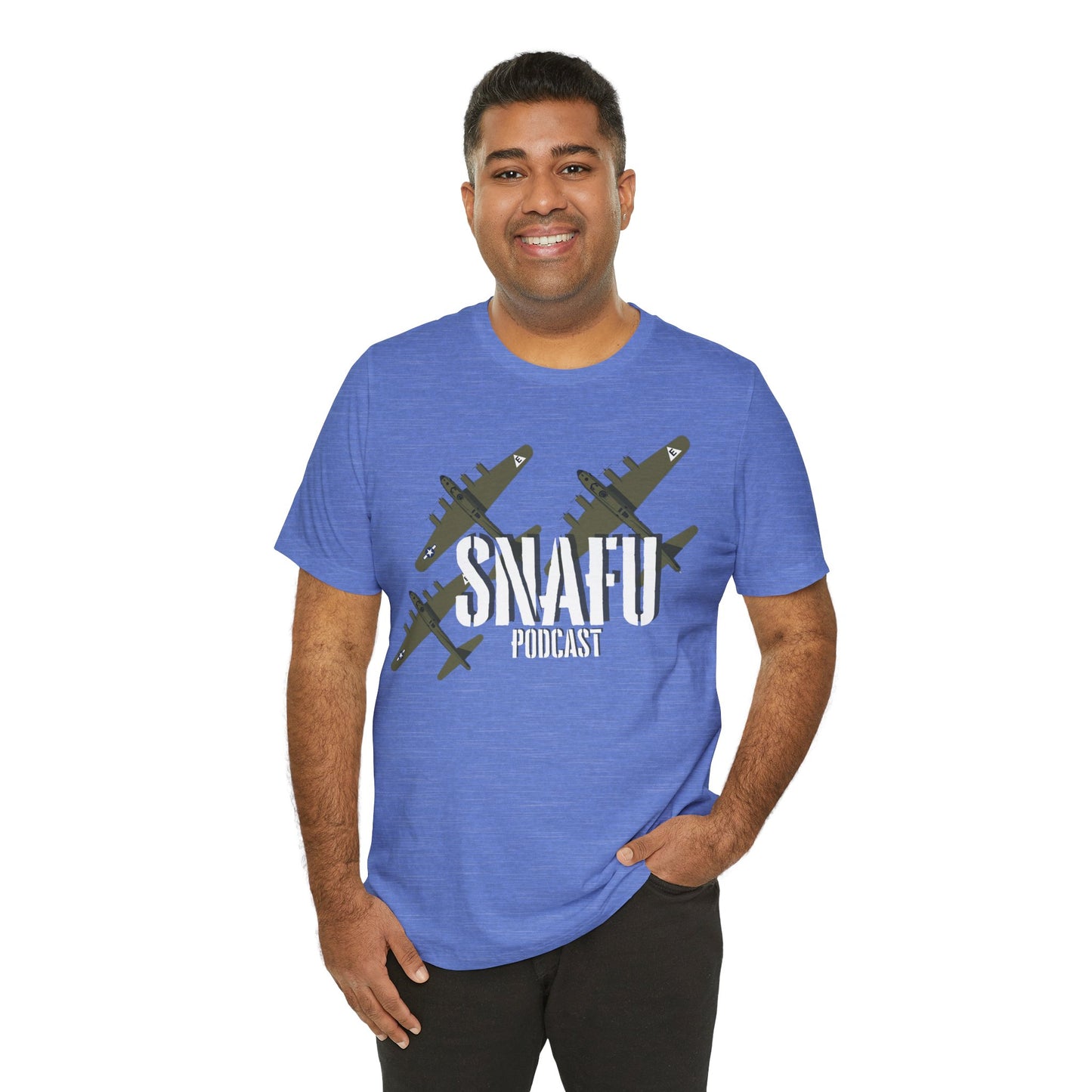 SNAFU Podcast High Squadron: Unisex Jersey Short Sleeve Tee