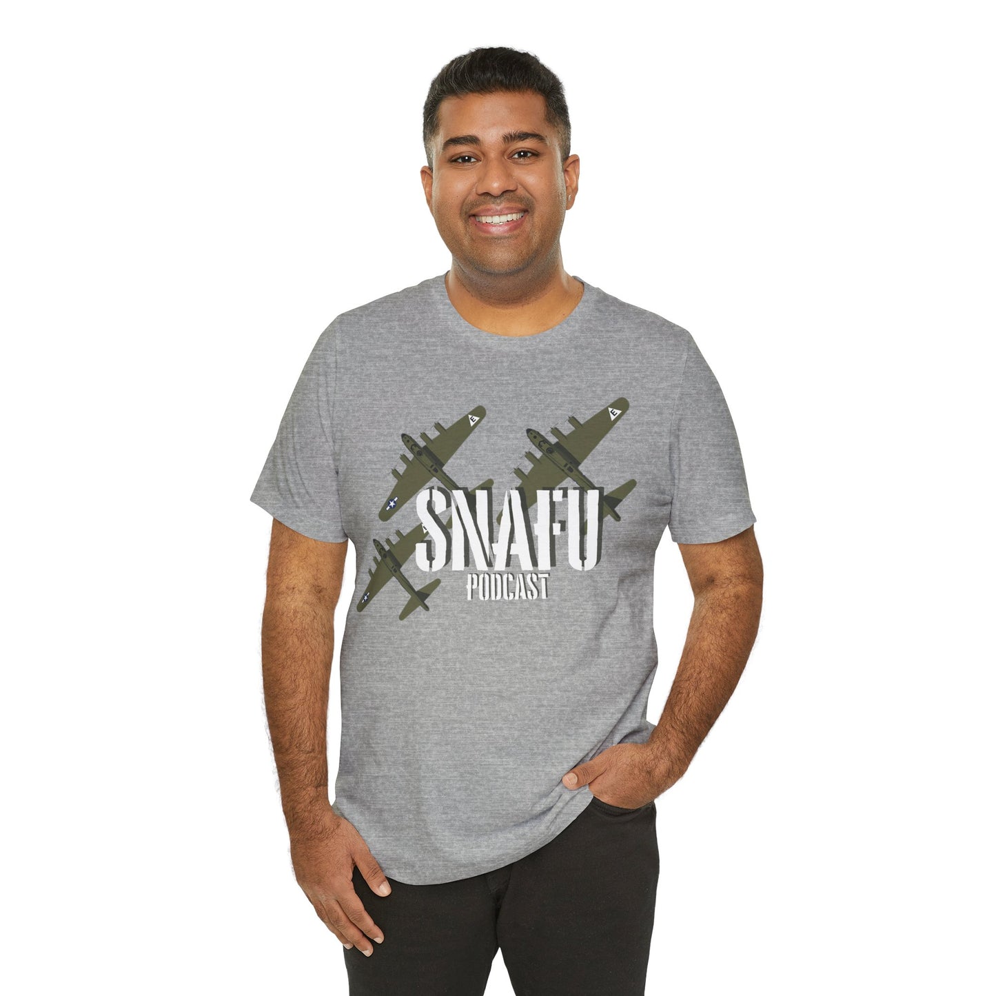 SNAFU Podcast High Squadron: Unisex Jersey Short Sleeve Tee