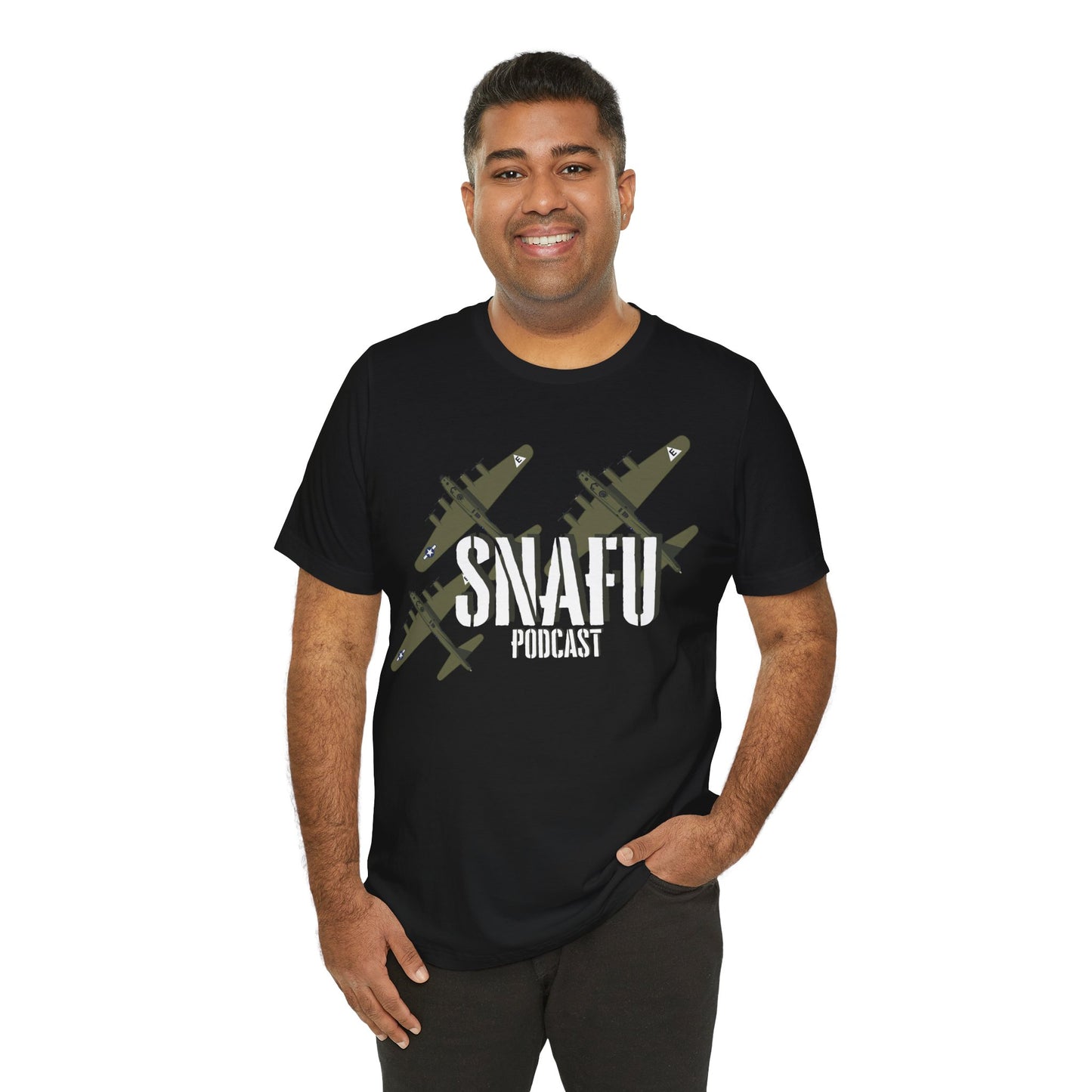 SNAFU Podcast High Squadron: Unisex Jersey Short Sleeve Tee